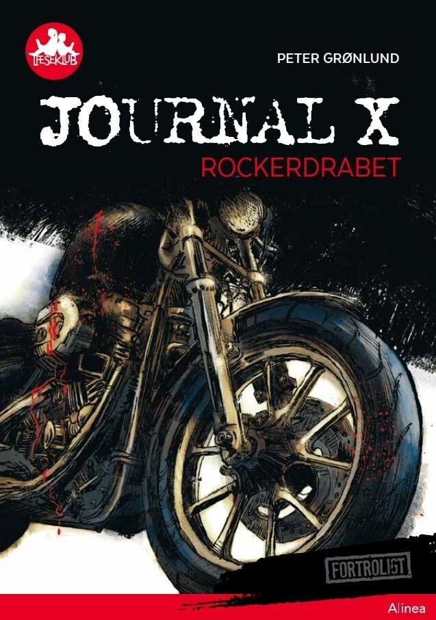 Journal X - Rockerdrabet - Rød Læseklub - Peter Grønlund - Bog