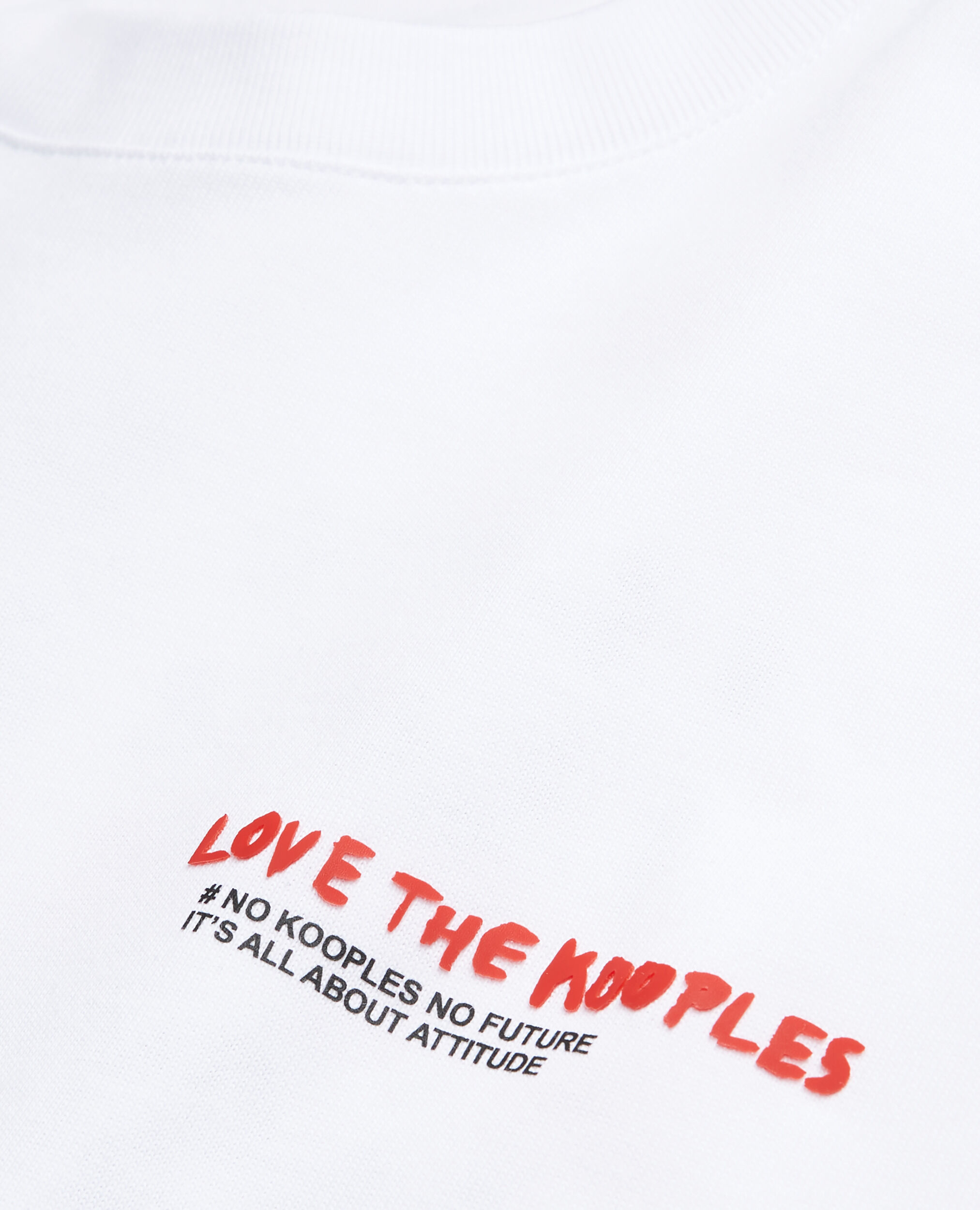 T-shirt I Love Kooples blanc