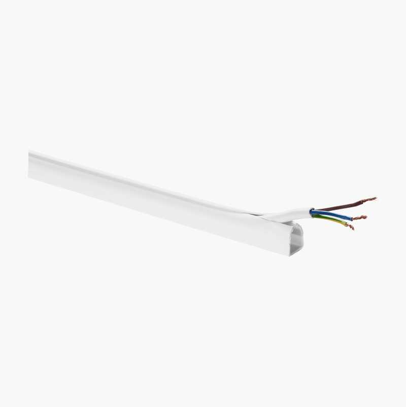 Slisset kabelkanal, 5,5 x 5 mm, 4 stk.