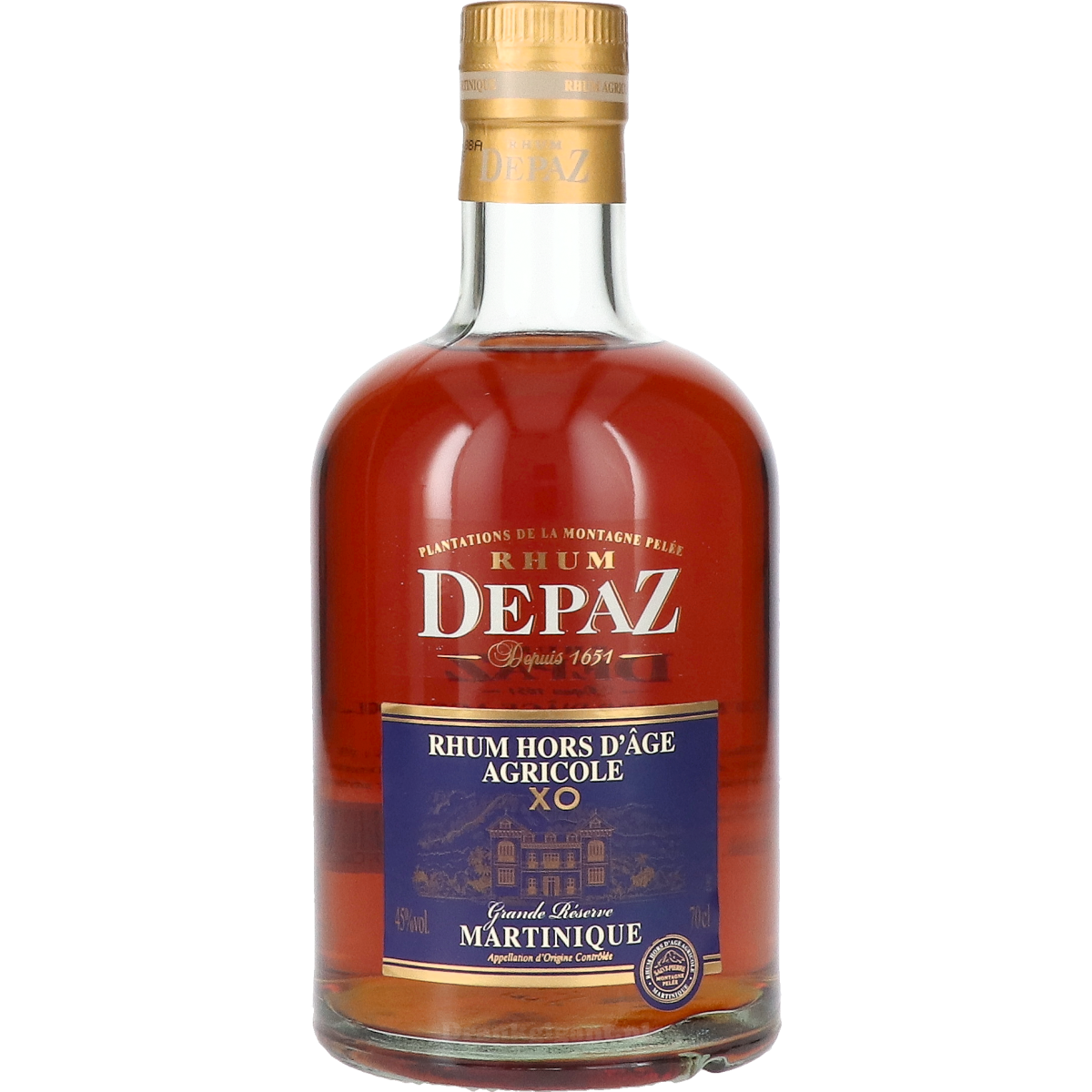Depaz Rhum d'Age Agricole XO Grand Réserve 70 cl