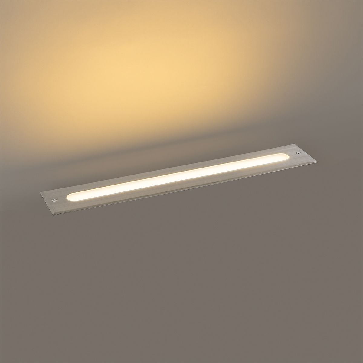 Moderne grondspot staal 50 cm incl. LED IP65 - Eline