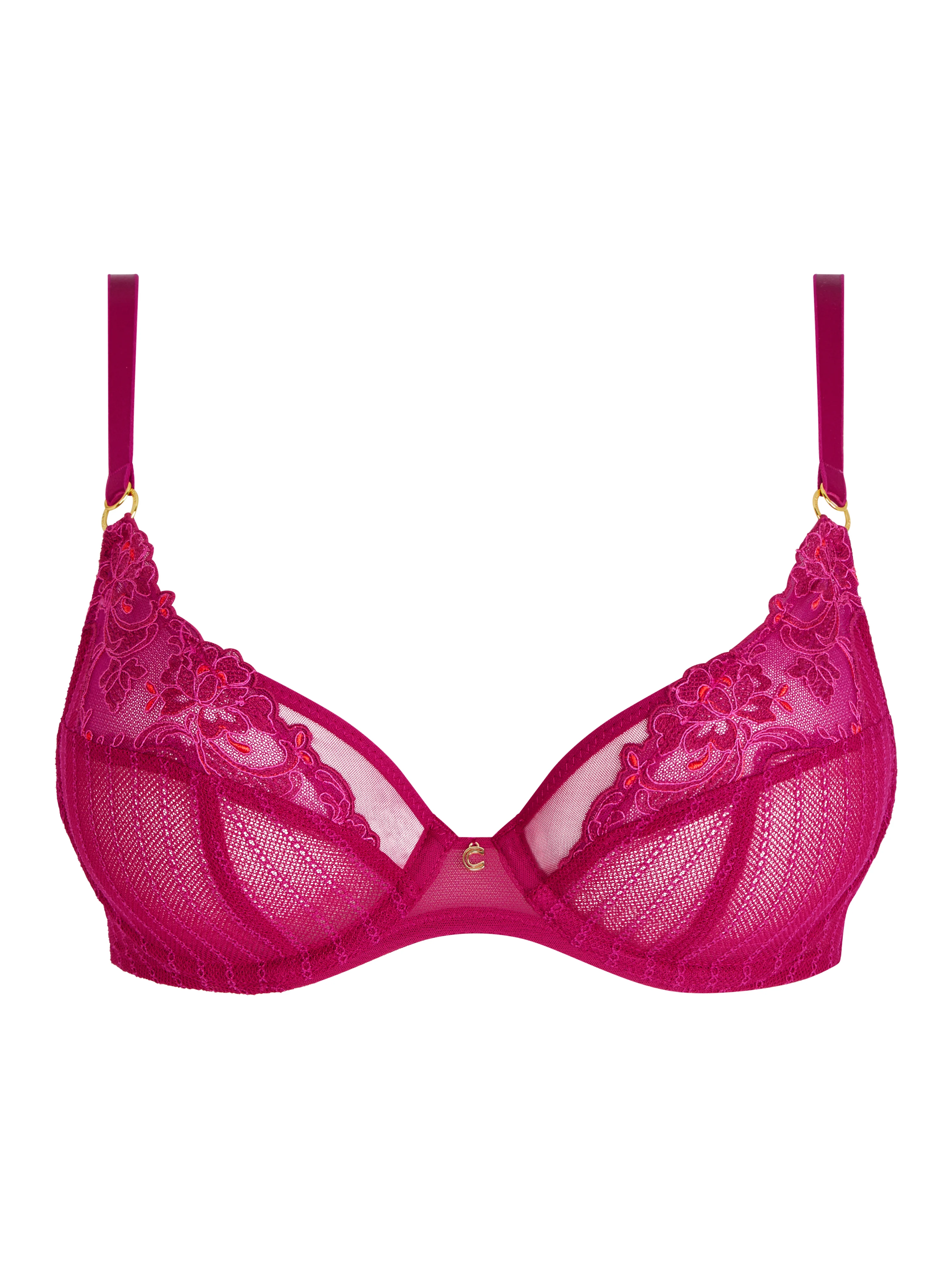 CABARET SAUVAGE - Soutien-gorge emboîtant broderie | Multicolore