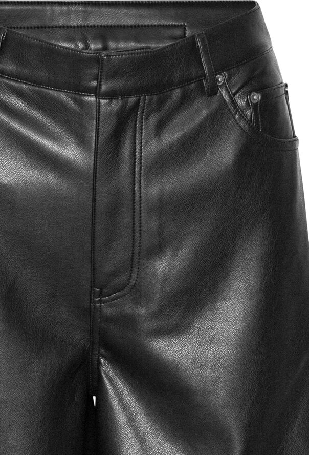 ROTATE Birger Christensen WIDE LEG 5 POCKET PANTS Black