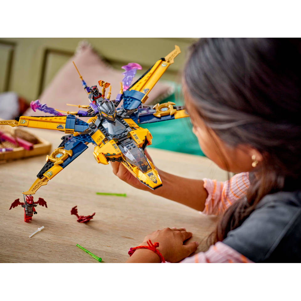 LEGO NINJAGO Ras en Arins superstormvliegtuig 71833