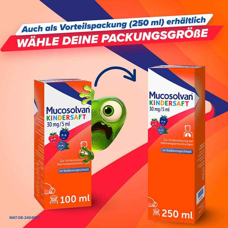 Mucosolvan Kindersaft, 250 ml