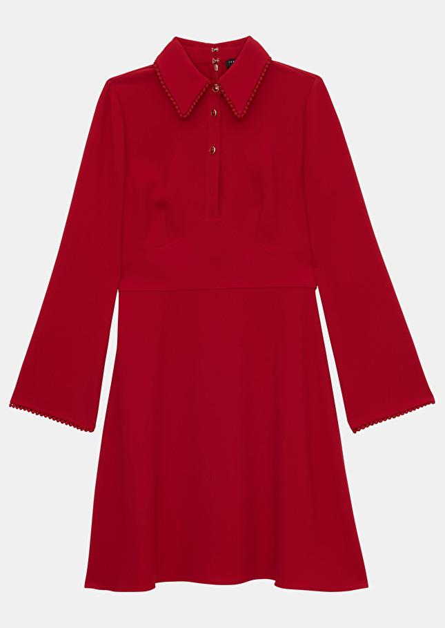 Robe Riellerouge en crêpe
