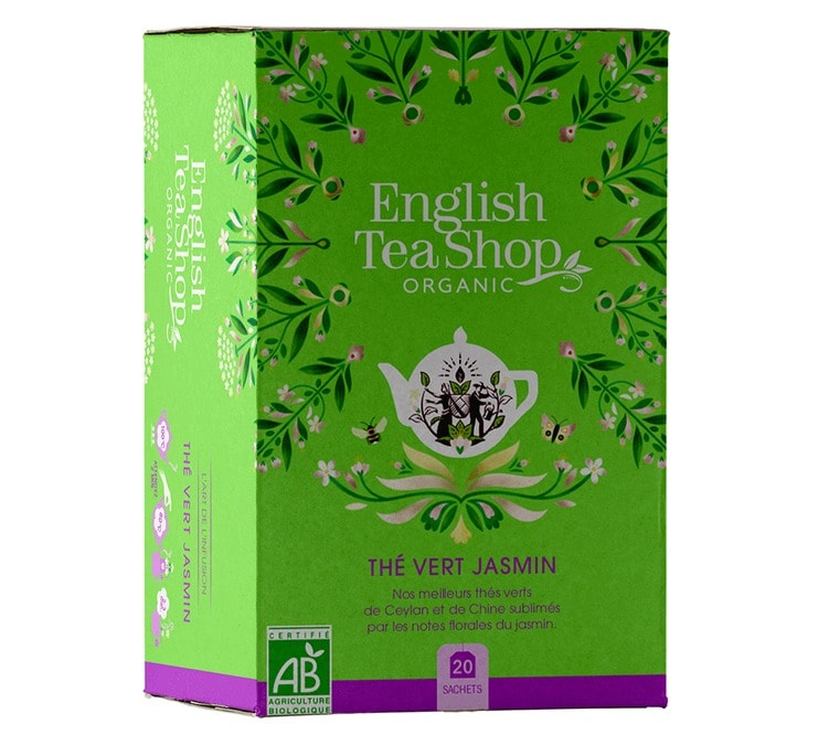 Thé vert Bio Jasmin - 20 sachets - ENGLISH TEA SHOP