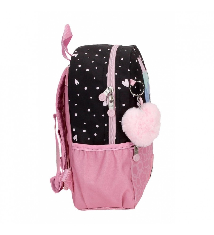 Mochila para Carrinho de Bebê Enso Love Vibes Adaptável Rosa