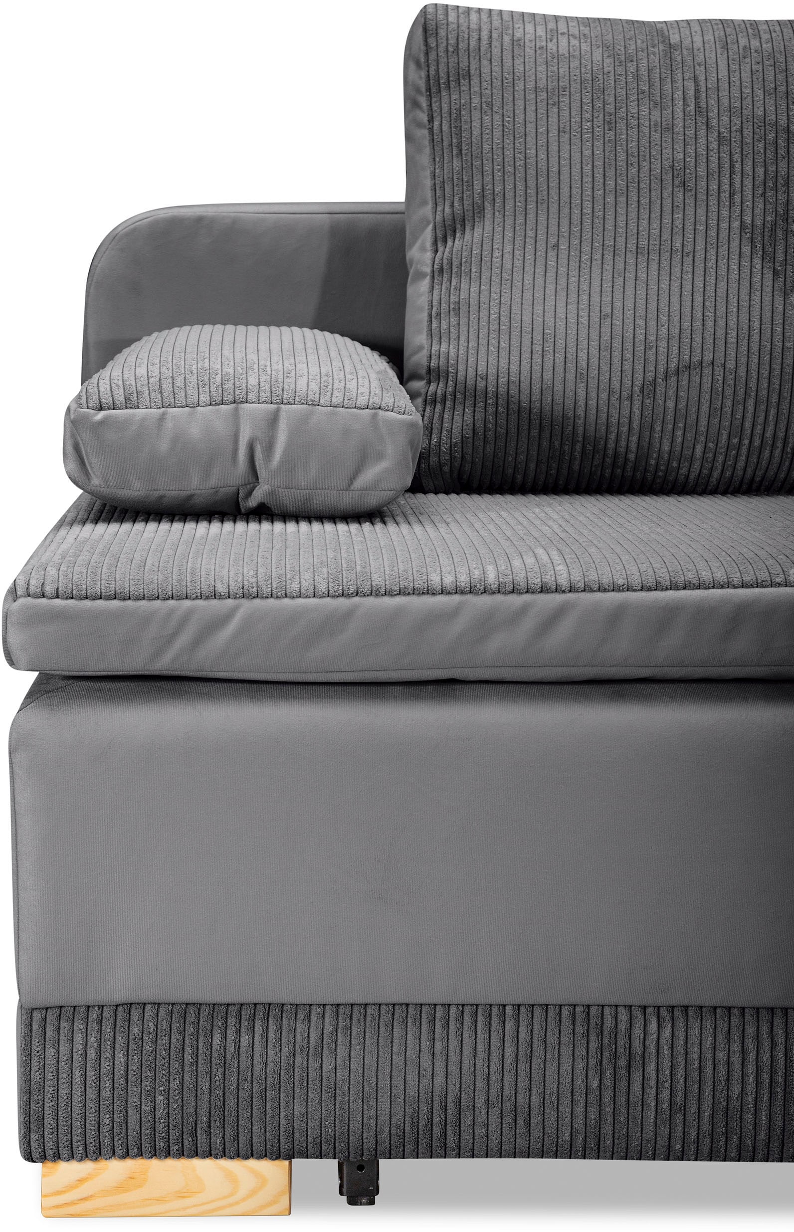 INOSIGN Schlafsofa »Ben« mit Boxspringaufbau, Bettfunktion & Bettkasten, Dauerschlafsofa