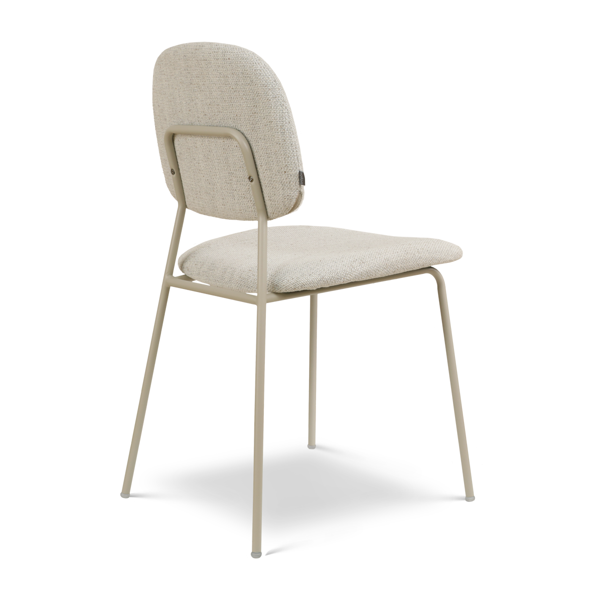 Nolon Jasmijn Eetkamerstoel Beige Melange - Grijsbeige