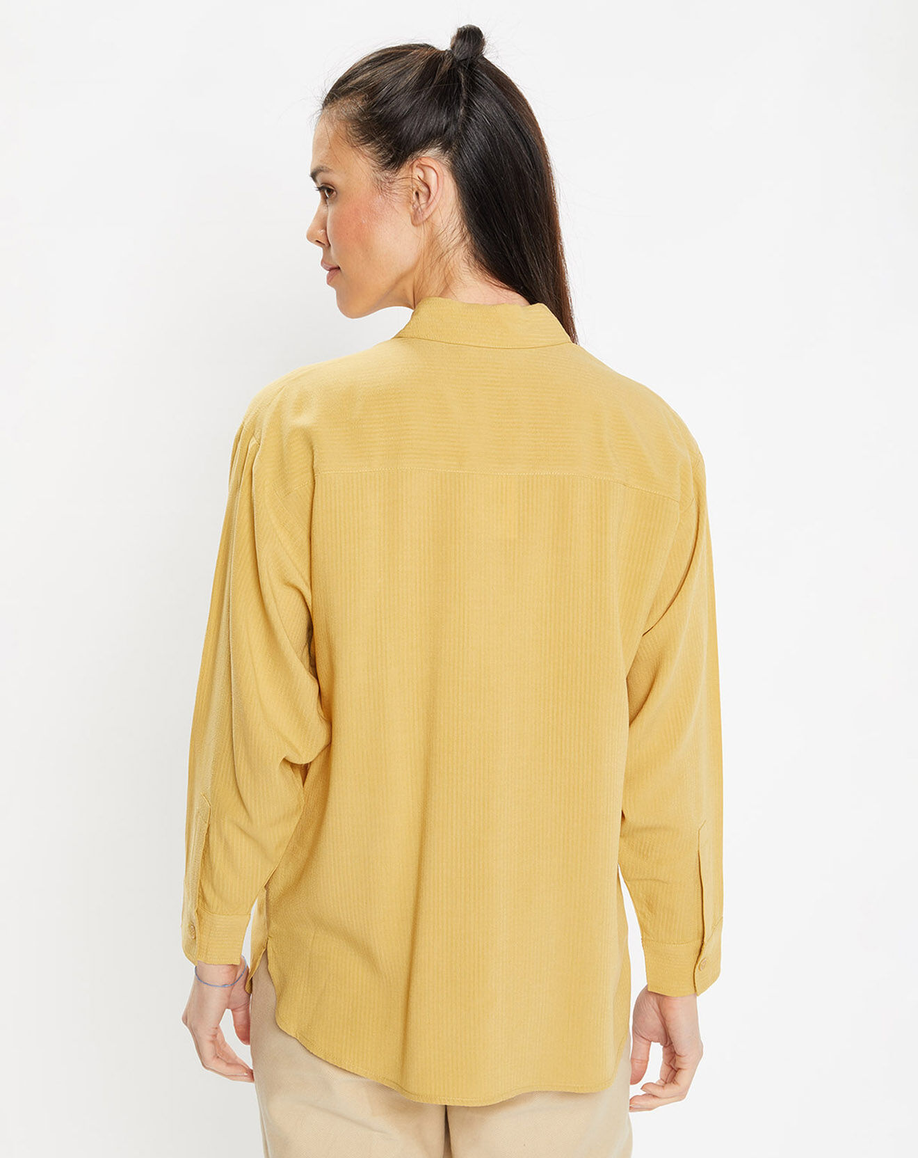 Galeries Lafayette Chemise Paros kaki clair