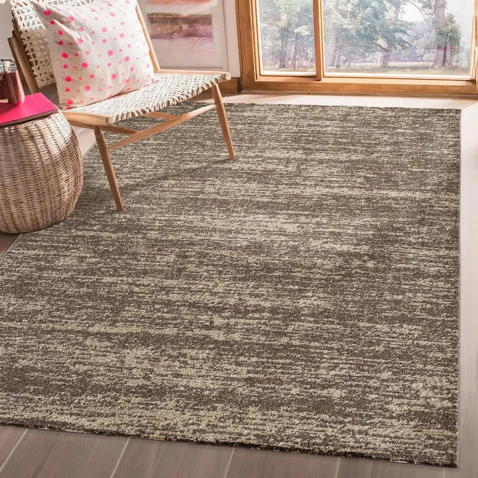 Relax Oslo - Laagpolig Effen Vloerkleed - Bruin - 200x290 CM