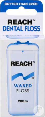 Johnson Reach Dental Floss Waxed Fil Dentaire 200m