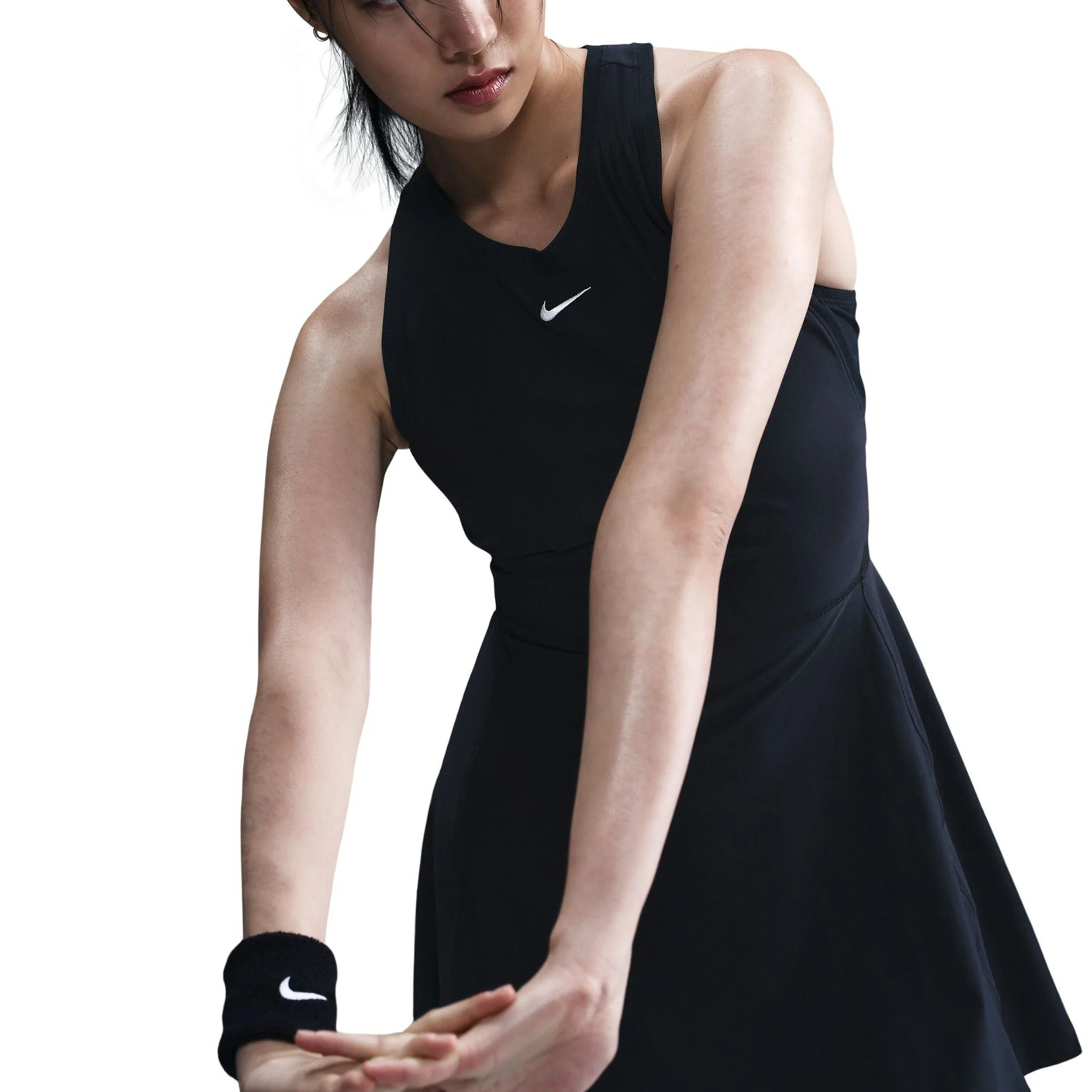 Nike Dri-Fit Victory Robe Femmes - Noir , Blanc