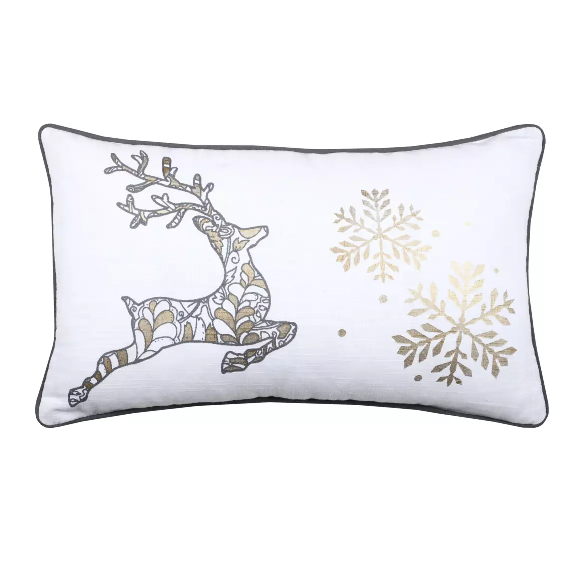 Coussin rectangulaire (50 cm) Lumineux Blanc