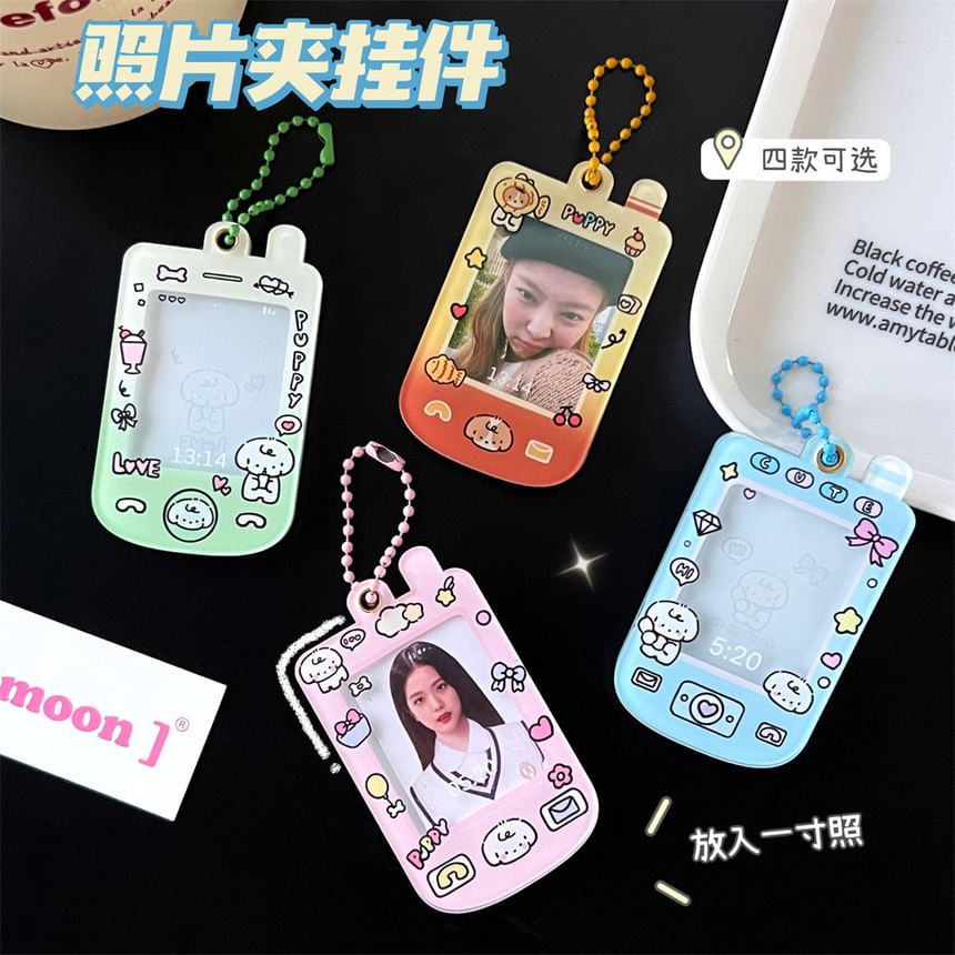 Tuhat - Cartoon Kaarthouder Acryl Sleutelhanger