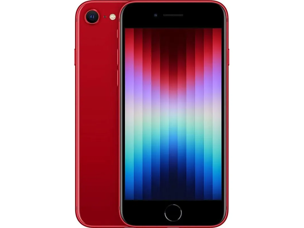 Apple iPhone SE (3rd generation) - (PRODUCT) RED - 5G smartphone - dual-SIM / Intern hukommelse 256 GB - LCD-skærm - 4.7