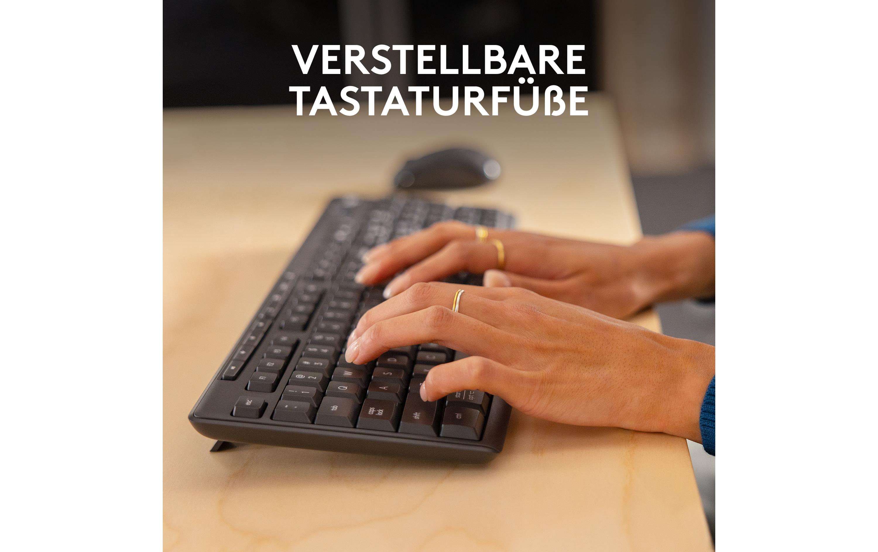 MK370 for BusinessKabellose Tastatur und geräuscharme Maus