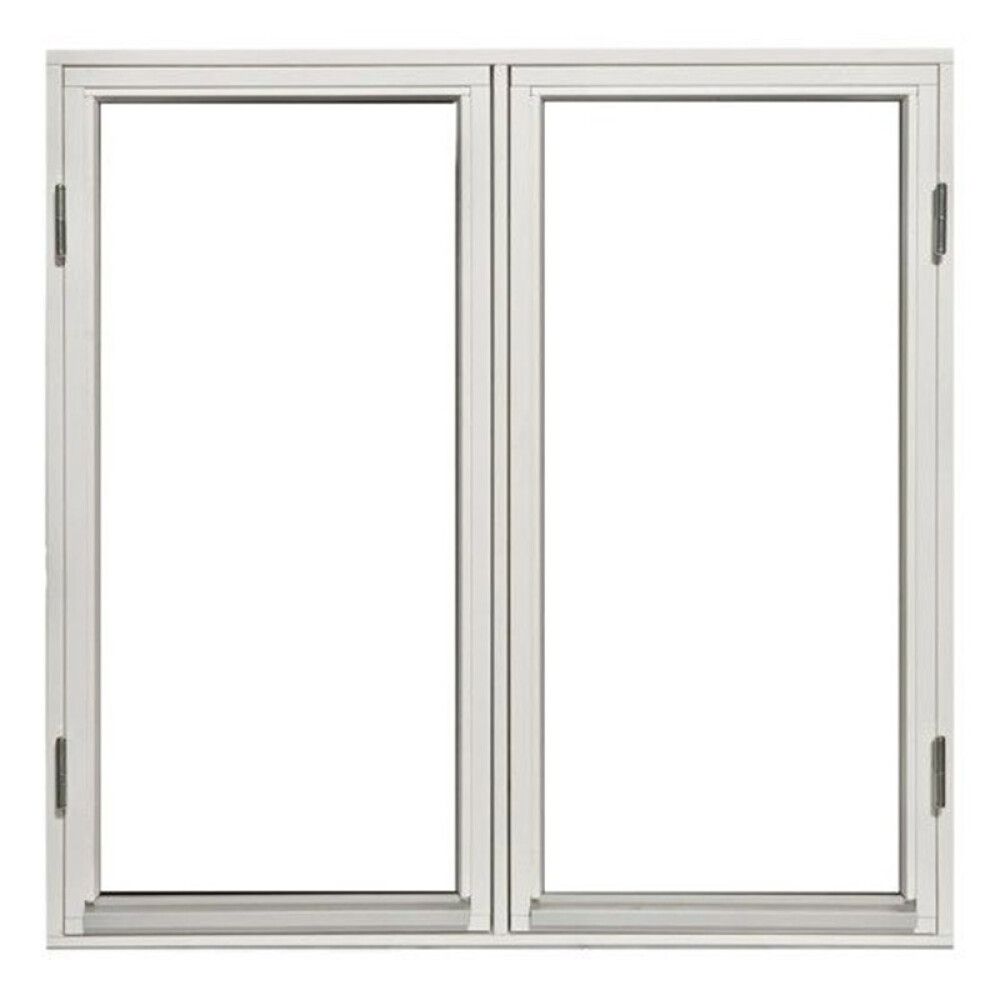 VINDU SOLID ELEMENTS SIDEHENGT 12X13 2-LUFT HVITMALT 2-GLASS