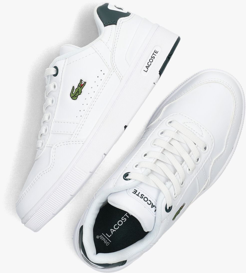 LACOSTE witte lacoste lage sneakers t-clip j
