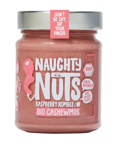 Naughty Nuts Bio Cashewmus Raspberry Rumble