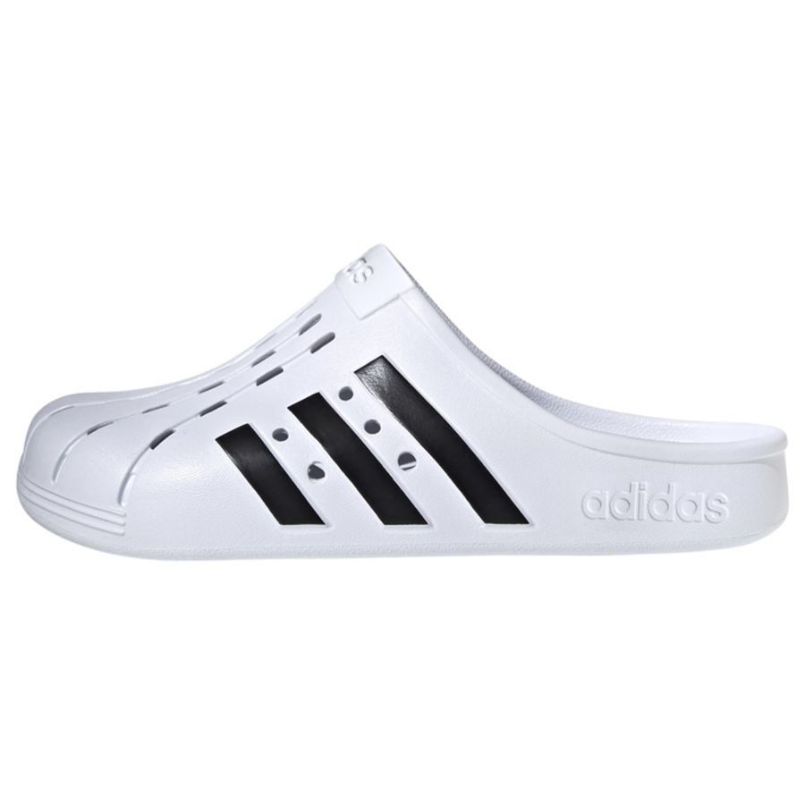 adidas adilette Clogs - Blanc/Noir