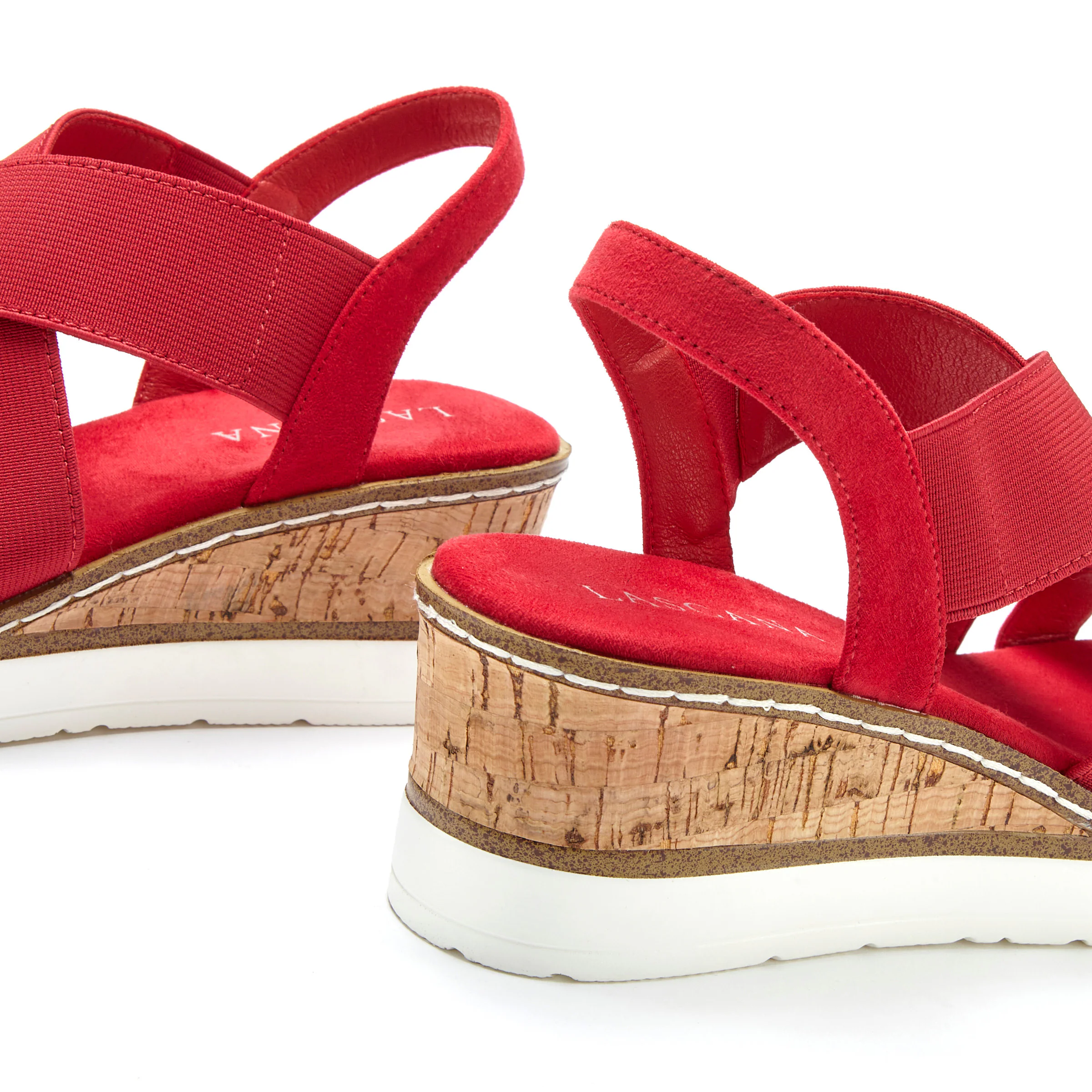 LASCANA Sandalette in rot