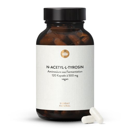 Sunday Natural Products  N-Acetyl-L-Tyrosin 500 mgKapseln