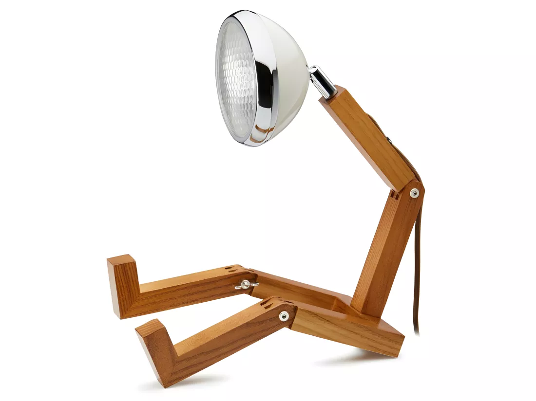Lampe de table Mr. Wattson Blanc vintage Piffany Copenhagen - Mr. Wattson