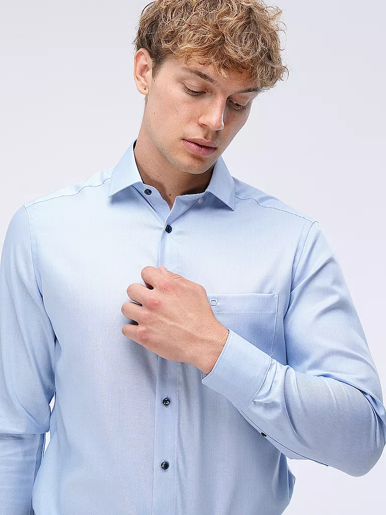 OLYMP Hemd Modern Fit  blau