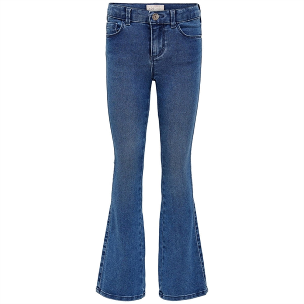 Køb Kids ONLY Medium Blue Denim Royal Life Regular Flared Jeans Noos