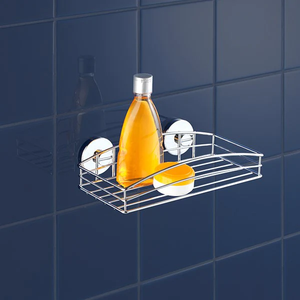 Etagère murale en acier chromé Vacuum Loc Wenko by Maximex