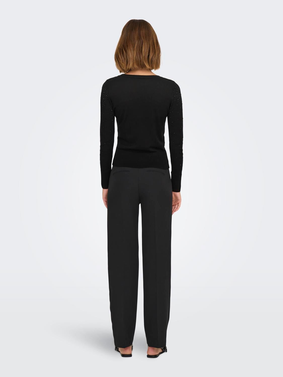 ONLSOLITA Strickpullover Black
