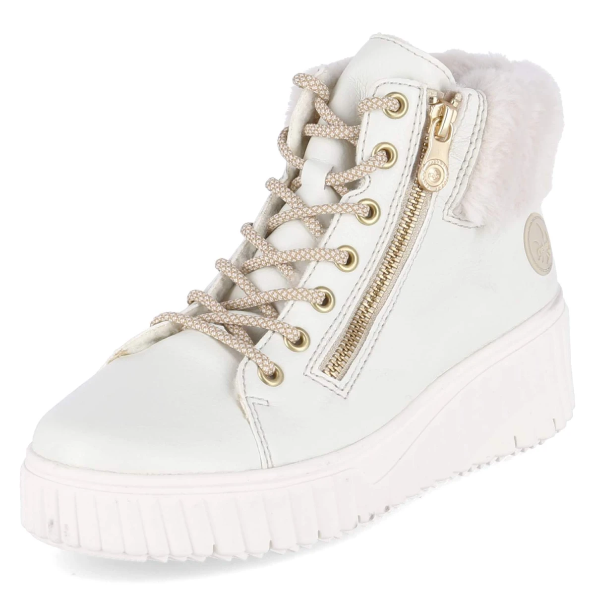 RiekerWinterstiefeletten - dirtywhite/offwhite