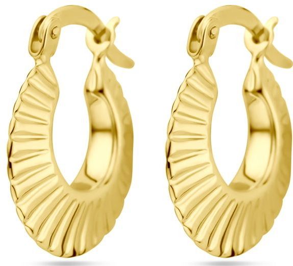 14K geelgoud oorringen 18 mm 4032498