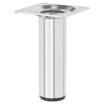 Duraline meubelpoot rond nikkel staal Ø3x10 cm