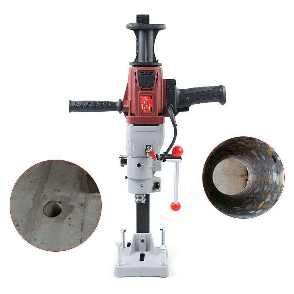 Carotteuse, carotteuse, pour forage à béton humide et sec, diamantée, 2200 W, 180 mm : Bricolage