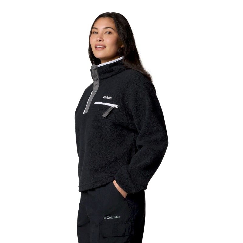 Helvetia II Cropped Half Snap Fleece - Polaire femme