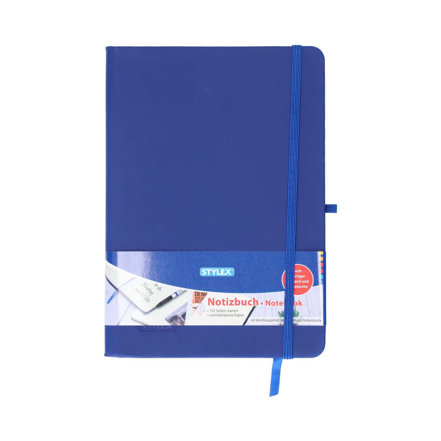 STYLEX® Hardcover-Notizbuch DIN A5 kariert 192 Seiten