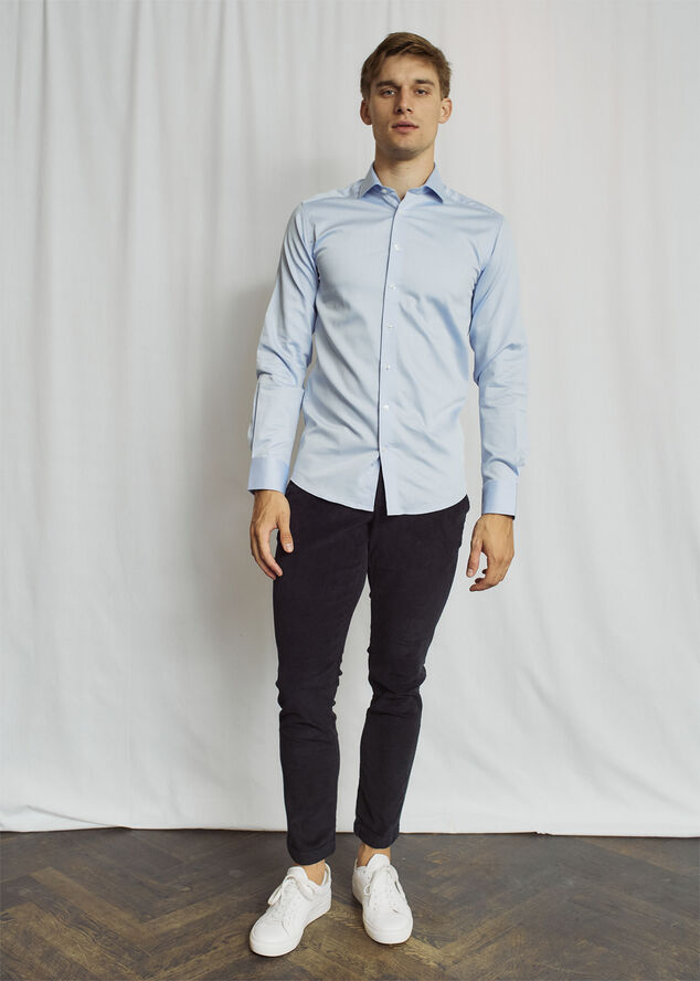 Bruun & Stengade BS Bredsoe Modern Fit Shirt Light blue