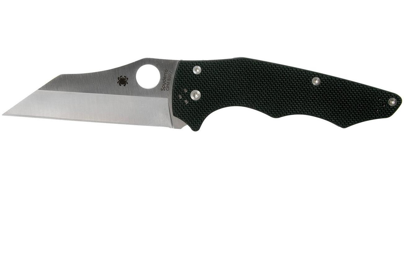 Spyderco YoJumbo C253G Black G10 zakmes, Michael Janich design
