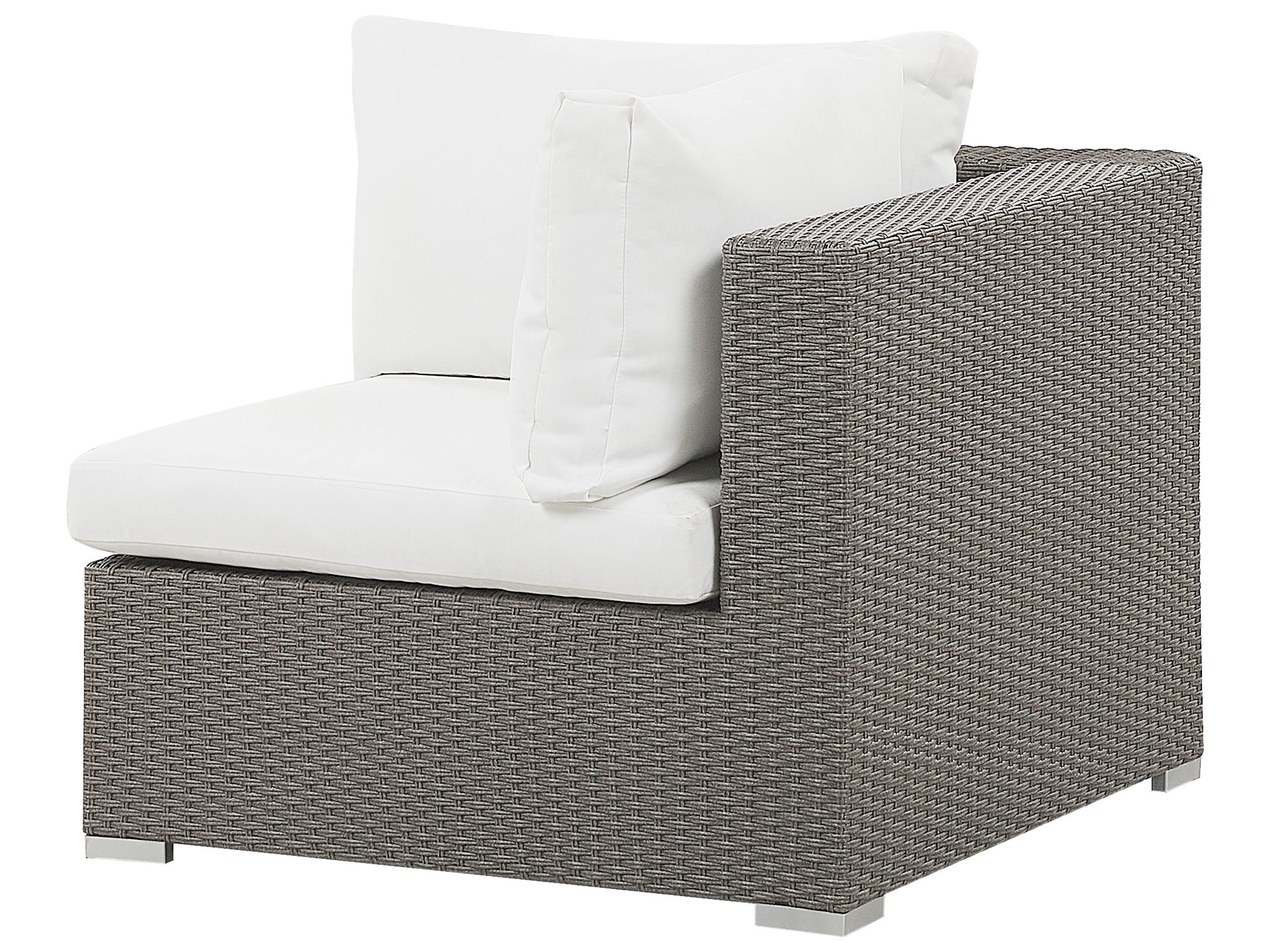 Loungeset met tafel 8-zits MAESTRO modulair PE rotan Taupe