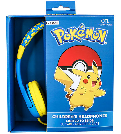 OTL H?retelefoner - Pokemon - On-Ear Junior - Pikachu - Blå/Gul