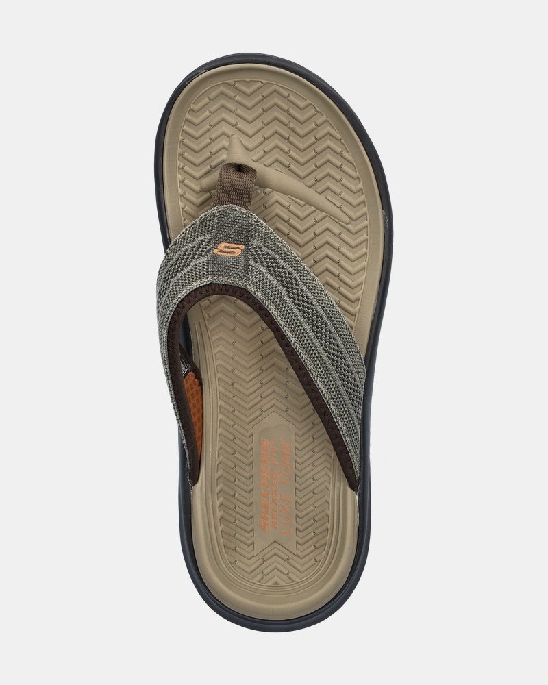 Skechers Sargo Relaxed Fit Slippers  - taupe