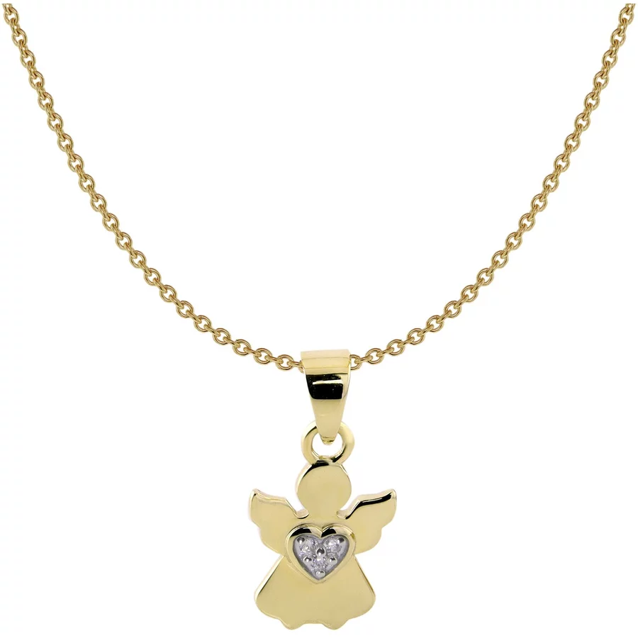 Acalee Kinder-Halskette mit Engel Gold 333  8K gold