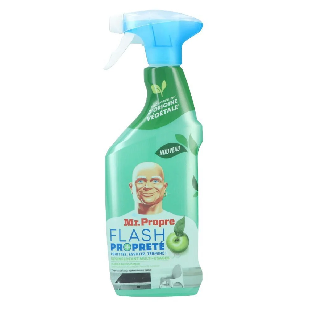 Mr Propre pistolet nettoyant multi-usages senteur pomme 500ml