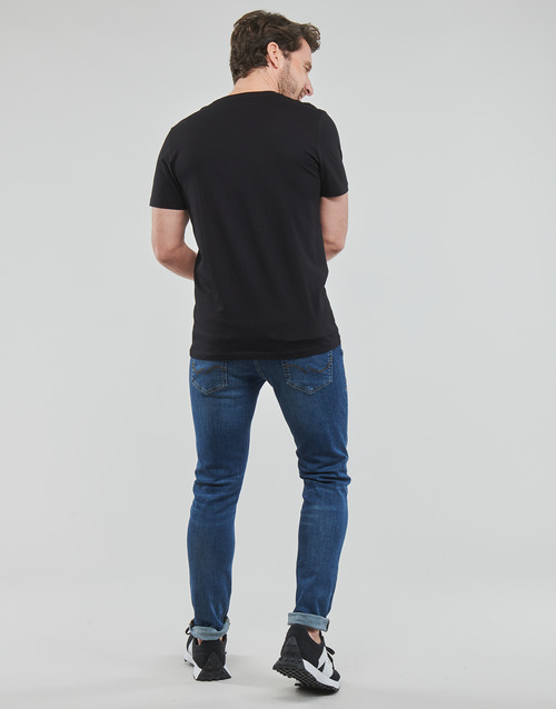 Jack & Jones - JJELOGO TEE SS O-NECK - Noir