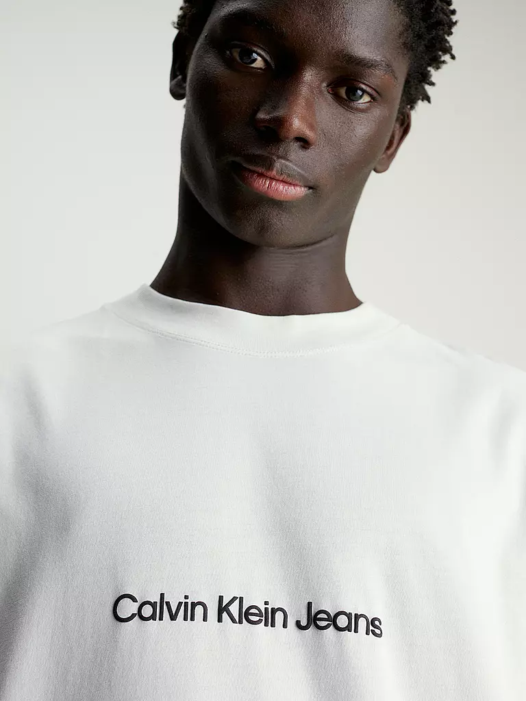 CALVIN KLEIN JEANS T-Shirt weiss