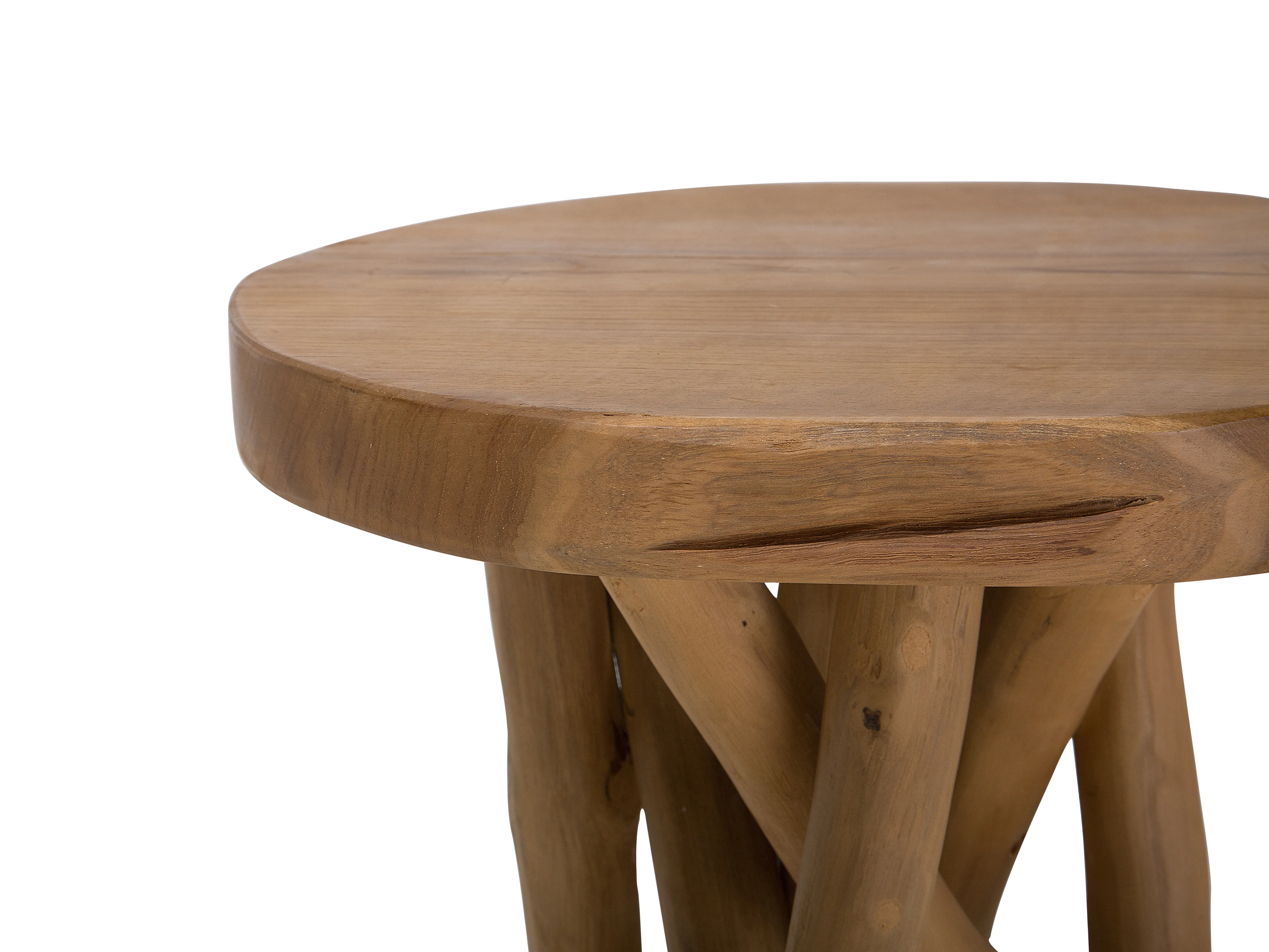 Bijzettafel MERRITT Teakhout Bruin