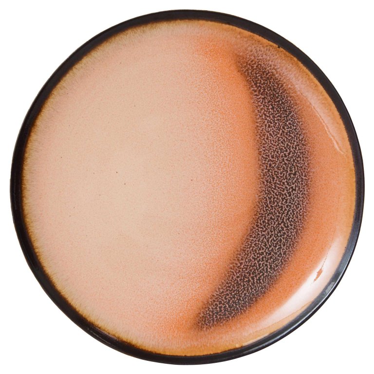 HKliving 70's Ceramic gebaksbordje Ø17.5 set van 2 Horizon